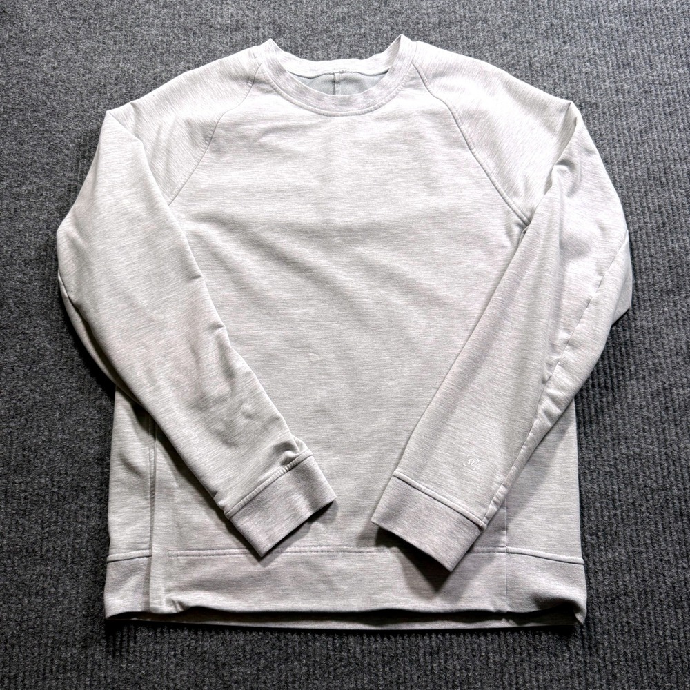 Lululemon Crewneck Sweatshirt Mens M Grey Pullover Athleisure Streetwear
